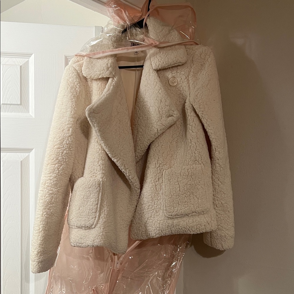 Jack by BB Dakota Cream Teddy Jacket